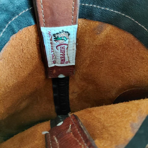 Chippewa Vintage Mens Honey Brown Pull on Leather Boots - Picture 9 of 16